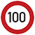 Buchenberg in Buchenberg: Zulässive Höchstgeschwindigkeit 100