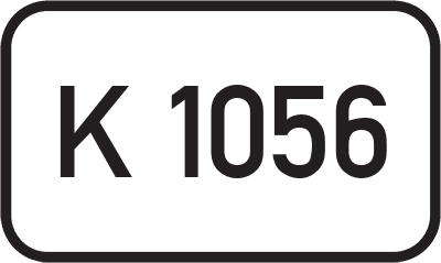 Straßenschild Kreisstraße K 1056