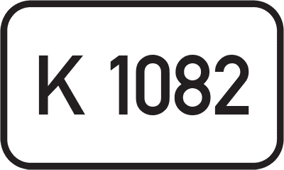 Straßenschild Kreisstraße K 1082