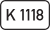 Kreisstraße K 1118