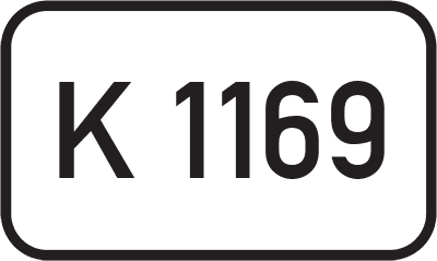 Straßenschild Kreisstraße K 1169