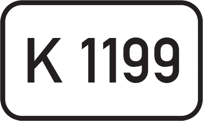 Straßenschild Kreisstraße K 1199
