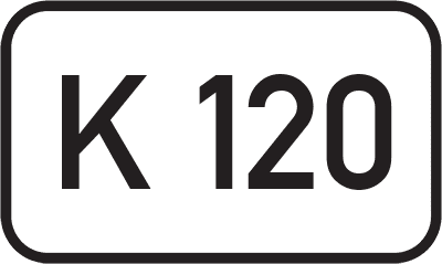 Straßenschild Kreisstraße K 120