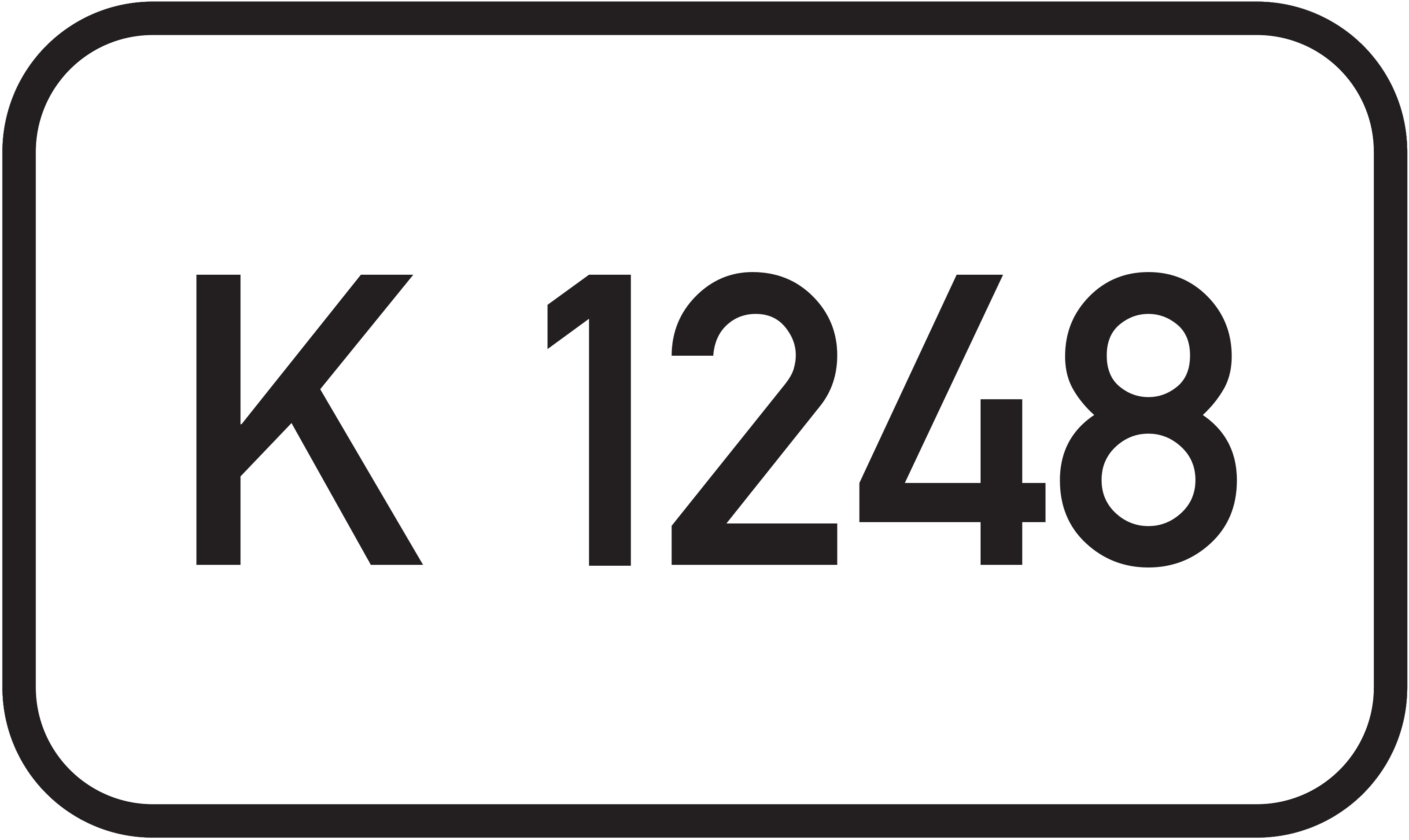 Straßenschild Kreisstraße K 1248