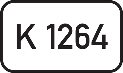 Straßenschild Kreisstraße K 1264
