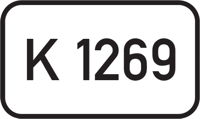 Straßenschild Kreisstraße K 1269