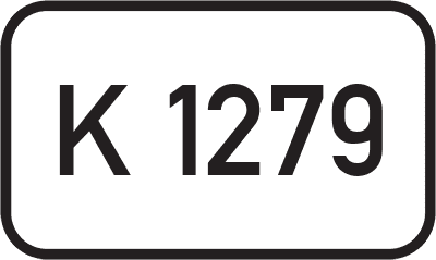 Straßenschild Kreisstraße K 1279