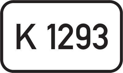Straßenschild Kreisstraße K 1293
