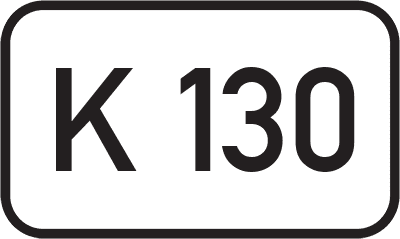 Straßenschild Kreisstraße K 130