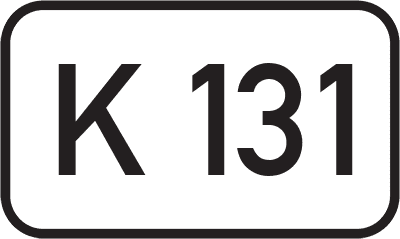 Straßenschild Kreisstraße K 131
