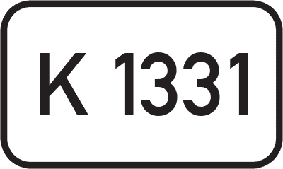 Straßenschild Kreisstraße K 1331
