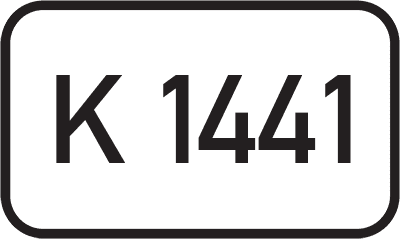 Straßenschild Kreisstraße K 1441