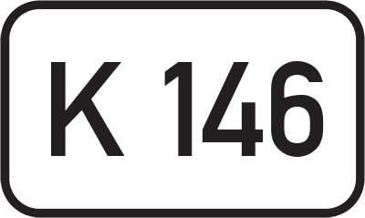 Straßenschild Kreisstraße K 146