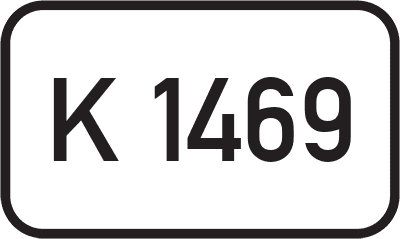 Straßenschild Kreisstraße K 1469