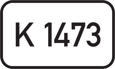 Straßenschild Kreisstraße K 1473
