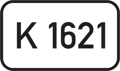 Straßenschild Kreisstraße K 1621