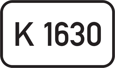 Straßenschild Kreisstraße K 1630