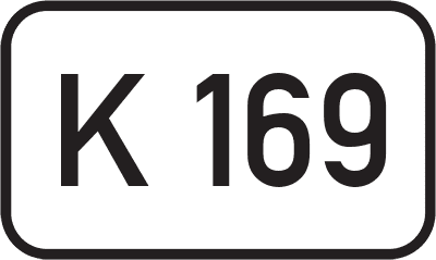 Straßenschild Kreisstraße K 169