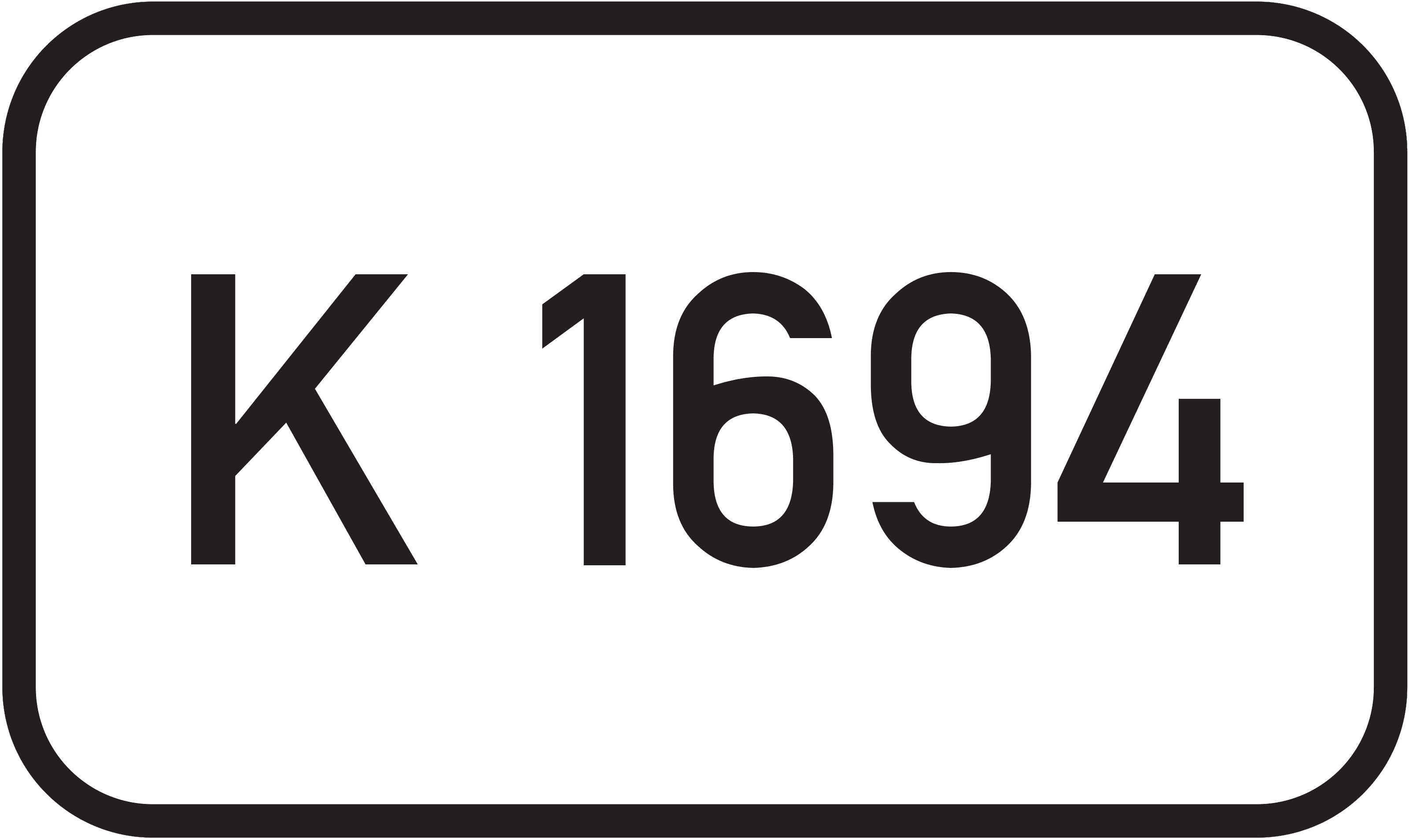 Straßenschild Kreisstraße K 1694