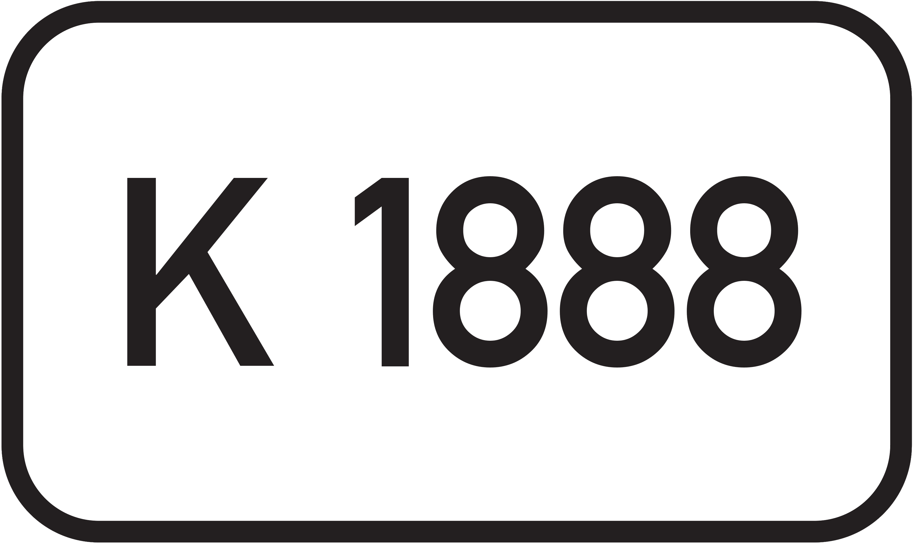 Straßenschild Kreisstraße K 1888