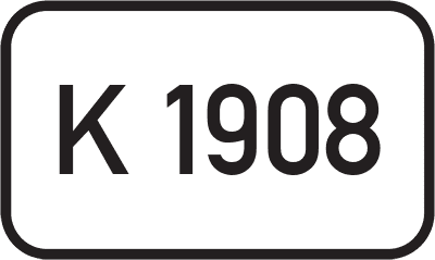 Straßenschild Kreisstraße K 1908