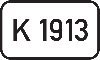 Straßenschild Kreisstraße K 1913