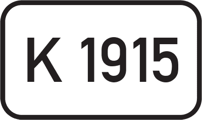 Straßenschild Kreisstraße K 1915