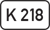 Kreisstraße K 218