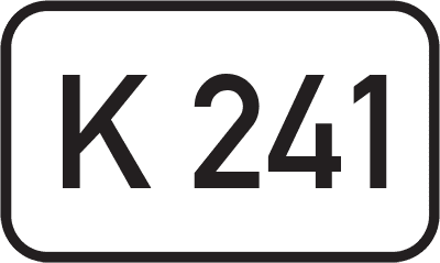 Straßenschild Kreisstraße K 241