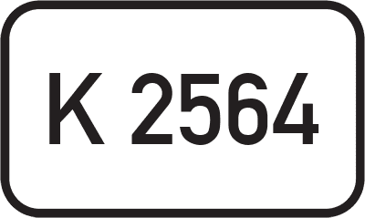 Straßenschild Kreisstraße K 2564