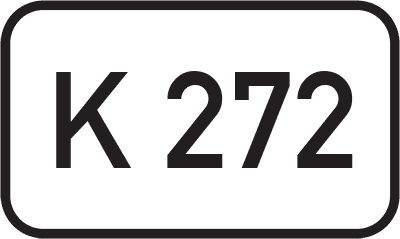 Straßenschild Kreisstraße K 272