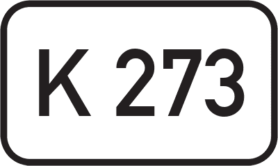 Straßenschild Kreisstraße K 273