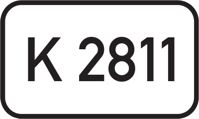 Straßenschild Kreisstraße K 2811