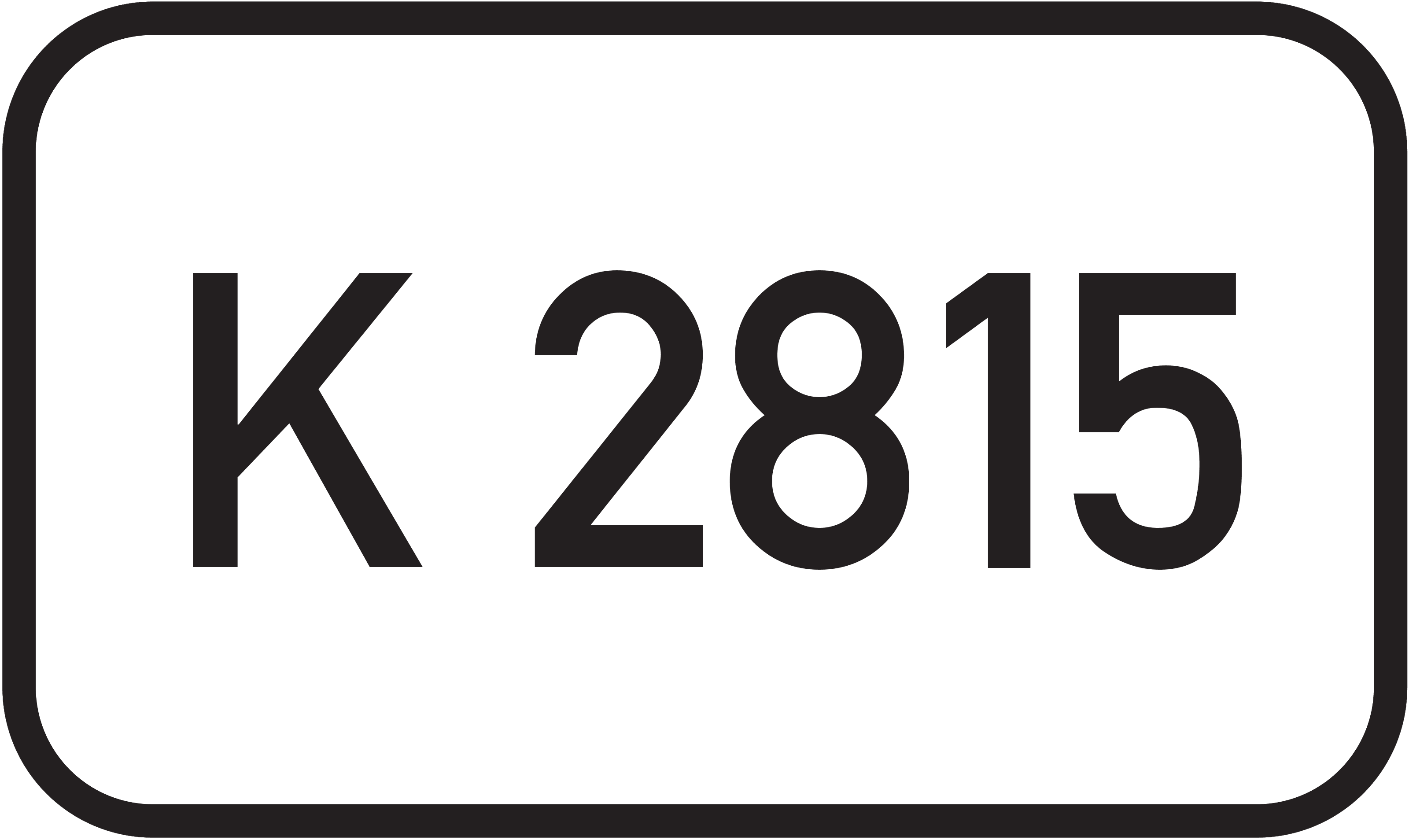 Straßenschild Kreisstraße K 2815