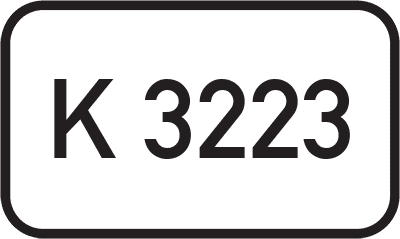Straßenschild Kreisstraße K 3223