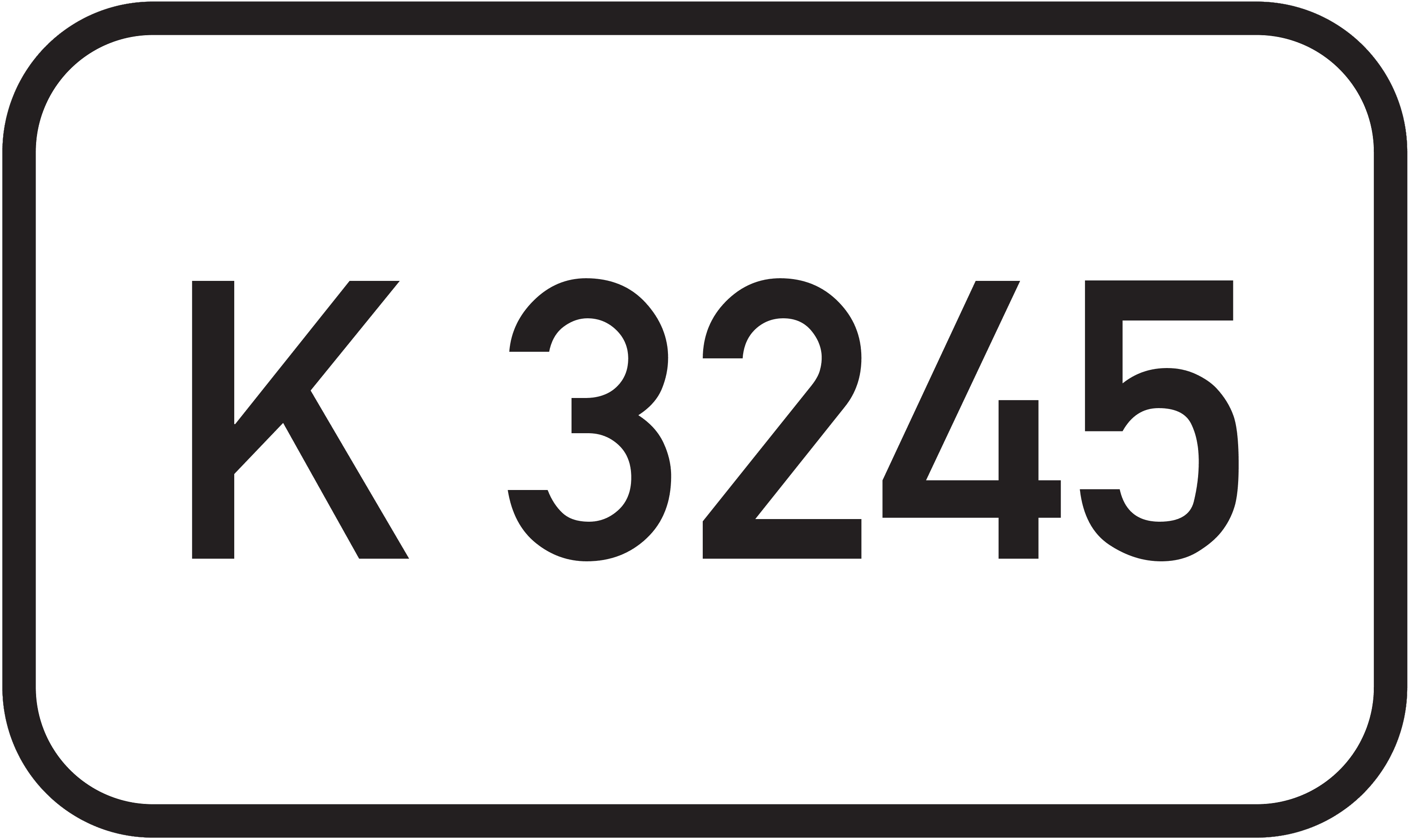 Straßenschild Kreisstraße K 3245
