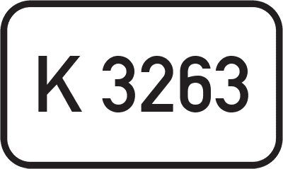 Straßenschild Kreisstraße K 3263