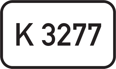 Straßenschild Kreisstraße K 3277