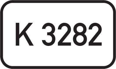 Straßenschild Kreisstraße K 3282