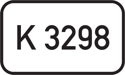 Straßenschild Kreisstraße K 3298