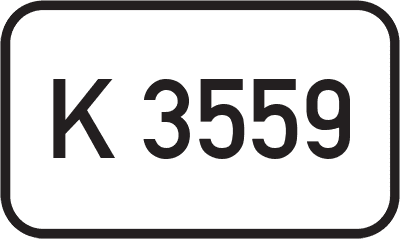 Straßenschild Kreisstraße K 3559