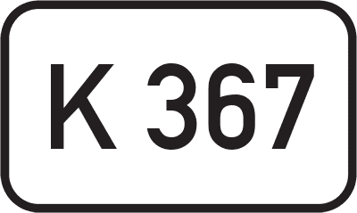 Straßenschild Kreisstraße K 367
