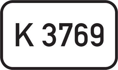 Straßenschild Kreisstraße K 3769