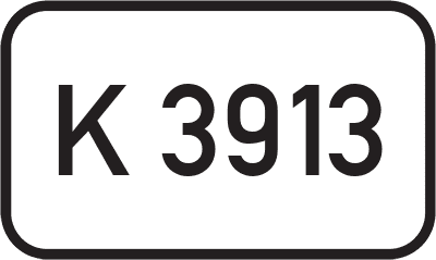 Straßenschild Kreisstraße K 3913