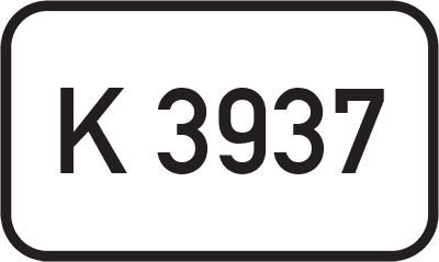 Straßenschild Kreisstraße K 3937