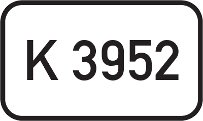 Straßenschild Kreisstraße K 3952