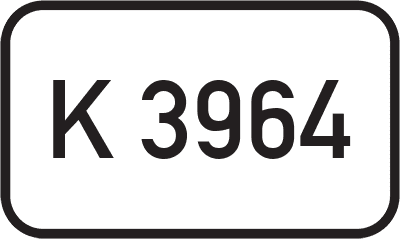 Straßenschild Kreisstraße K 3964