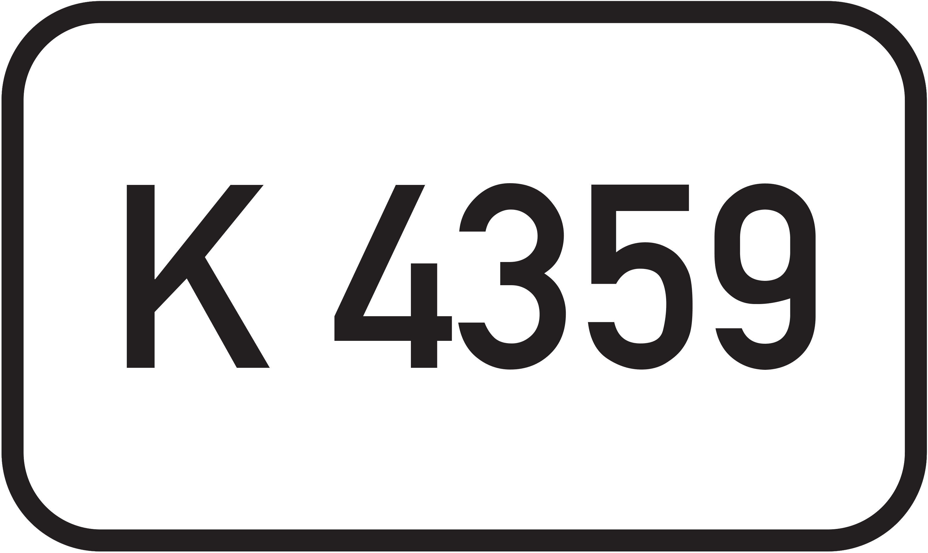 Straßenschild Kreisstraße K 4359