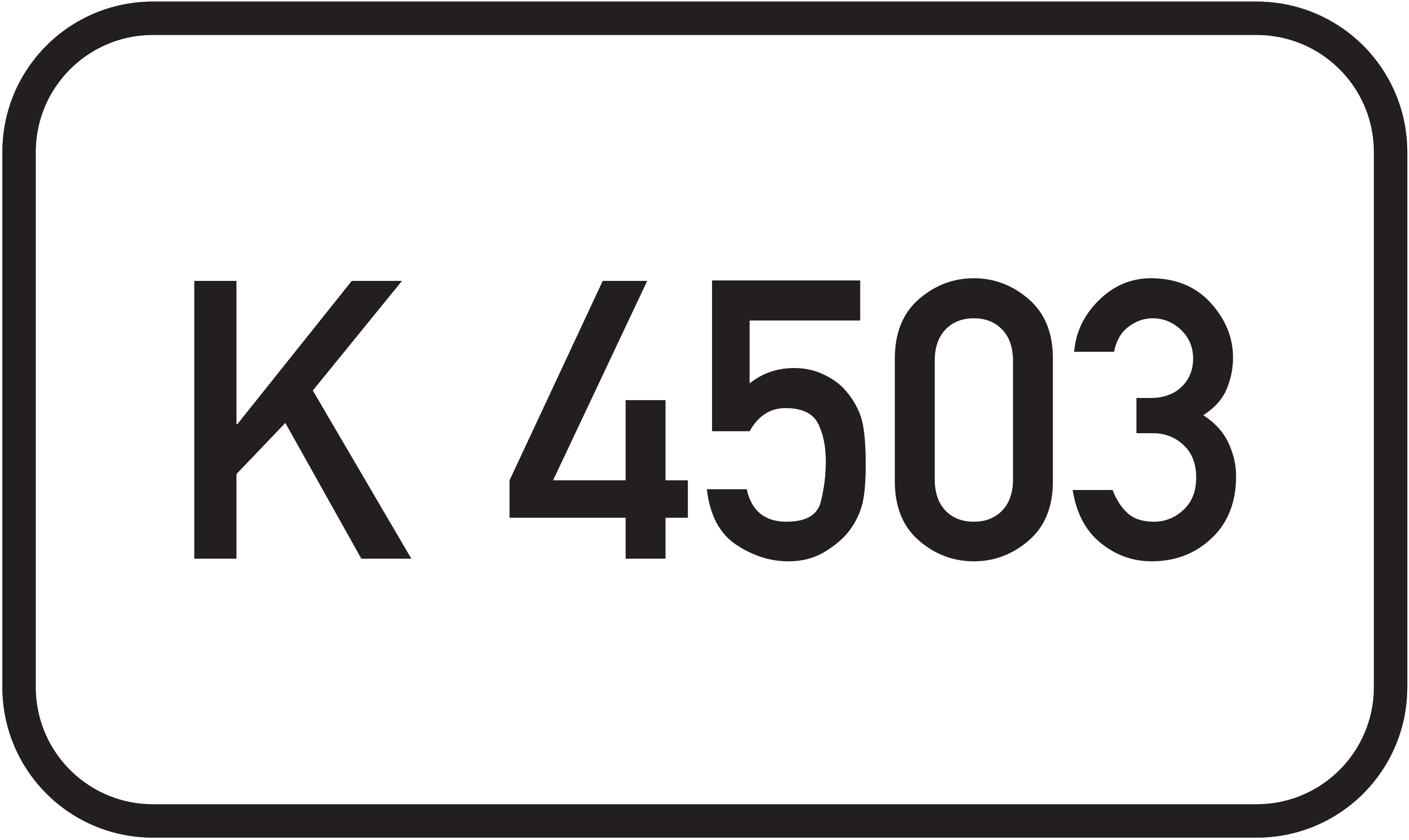 Straßenschild Kreisstraße K 4503