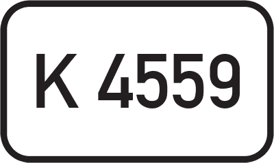 Straßenschild Kreisstraße K 4559